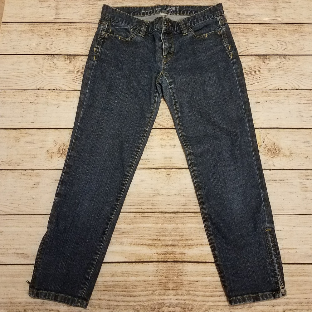Loft Modern Skinny Ankle Jeans 4 A19